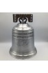 Home Tableware & Barware | 1974 Italian Seymour Mann 1776 Pewtertone Liberty Bell Wood Handle Ice Bucket - UF50862