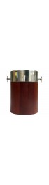 Home Tableware & Barware | C.1970's Scandinavian-Style Towle Silver Plate & Teak Wine Bottle Holder/Cooler -With Engraved Latter 