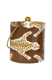 Home Tableware & Barware | Contemporary Brown Leopard Ice Bucket - YK70734