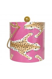 Home Tableware & Barware | Contemporary Pink Leopard Ice Bucket - EZ23316
