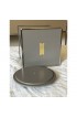 Home Tableware & Barware | Contemporary The Lacquer Company Ice Bucket with Taupe/ Nickel Trim - QL34043