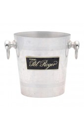 Home Tableware & Barware | French 19th Century Pol Roger Champagne Bucket with Black and Gold Label - JC32162