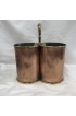Home Tableware & Barware | Global Views Copper and Brass Double Wine Cooler / Utensil Caddy - KS37670