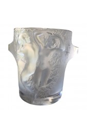 Home Tableware & Barware | Large Lalique France Crystal Ganymede Nude Champagne Wine Ice Bucket - WJ59868