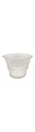Home Tableware & Barware | Mid Century Faceted Geometric Glass Ice Bucket With Handles - Anchor Hocking - EO57463