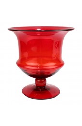 Home Tableware & Barware | Mid-Century Modern Red Blenko Glass Champagne or Wine Bucket - TW09039