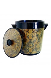 Home Tableware & Barware | Retro 70s Gold & Black Ice Bucket by West Bend - BJ65141