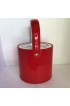 Home Tableware & Barware | Vintage Georges Briard Red Vinyl Acrylic Top Ice Bucket With Ice Tongs and Cool Cocktail Drink Book - Group of 3 - IV84367