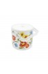 Home Tableware & Barware | Vintage Mid-Century Red Yellow and Blue Floral Lucite Ice Bucket - GZ35955