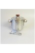 Home Tableware & Barware | Vintage Mid Century Silver Aluminum Ice Bucket With Glass Liner - HB64753