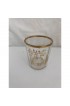 Home Tableware & Barware | 1910s Art Nouveau Gilt Decorated Small Carafe & Glass - 2 Pieces - AW13109