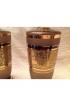 Home Tableware & Barware | 1940s Hollywood Regency Brown Amber Glass Decanters- a Pair - LP33474