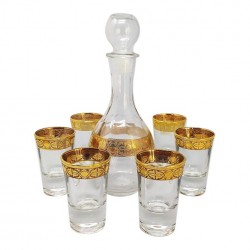 Home Tableware & Barware | 1960s Italian Decanter With 6 Glasses - BH46428