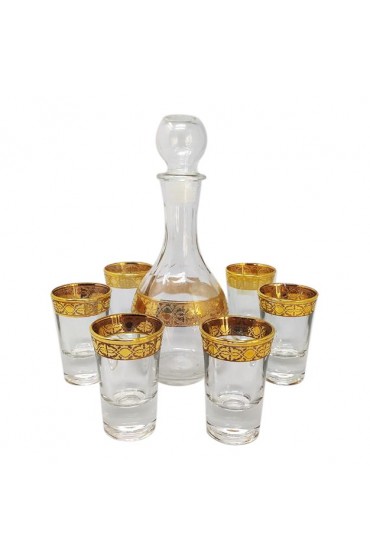 Home Tableware & Barware | 1960s Italian Decanter With 6 Glasses - BH46428