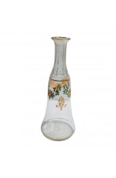 Home Tableware & Barware | Antique Venetian Hand Painted Floral and Fruit Patter Glass Decanter - CI25078