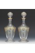 Home Tableware & Barware | Early 20th Century Salviati Venetian Glass With Moser Decoration Decanters- a Pair - SC04709