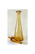 Home Tableware & Barware | Mid Century Empoli Genie Bottle Amber Yellow Decanter - AA19845