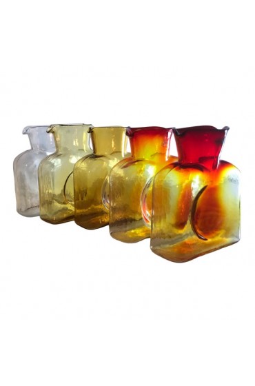 Home Tableware & Barware | Set of 5 1990's Blenko Double Spout Water Carafes - - VW37413