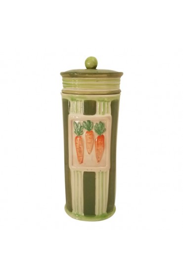 Home Tableware & Barware | Vintage Ceramic Hand Painted Pasta Container with Lid - WA84764