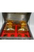 Home Tableware & Barware | Vintage Early 20th Century Chests With Decanters and Glasses - 14 Piece Set - NA72269