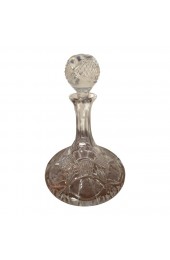 Home Tableware & Barware | Vintage French Crystals Cut Glass Liquor/Wine Decanter With Stopper - QH39596