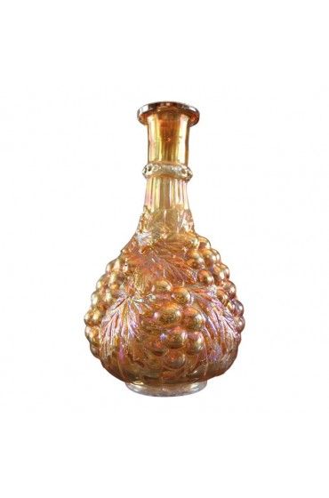 Home Tableware & Barware | Vintage Iridescent Imperial Glass Co. Marigold Imperial Grape Carnival Glass Water Carafe - DH43964