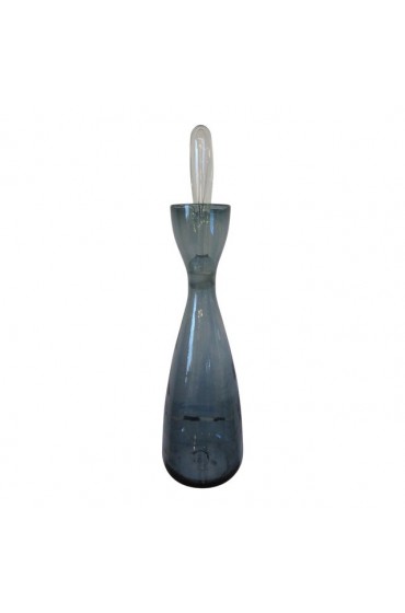 Home Tableware & Barware | Wayne Husted for Blenko Blown Glass Decanter Vase with Stopper - WI26739