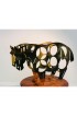 Home Tableware & Barware | Mid 20th Century Italian Brass Horse Motif Wine Rack - OG65464