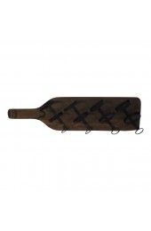Home Tableware & Barware | Reclaimed Wood & Iron Wall Mount Wine Rack - SB26906