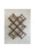 Home Tableware & Barware | Vintage Mid-Century Folding Bamboo Wine Rack - TH63423
