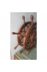 Home Tableware & Barware | Vintage Mid-Century Modern Wooden Ships Wheel Wine Rack - JM31487