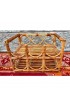 Home Tableware & Barware | Vintage Natural Woven Bamboo Rattan 6 Bottle Wine Rack - NL15655