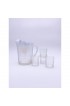 Home Tableware & Barware | 1940s Iridescent Glasses with Pitcher Set - 5 Piece Set - BF63592