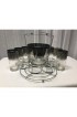Home Tableware & Barware | 1960s Dorothy Thorpe Embossed Ombré’ Highball Glasses and Ice Bucket in a Bar Caddy - 10 Pc Set - WZ53156