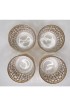 Home Tableware & Barware | 1960s Imperial Glass Co. Shoji Rocks Lowball Glasses Geometric Design 24k Gold - Set of 4 - OH40379