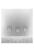Home Tableware & Barware | 1980s Vintage Crystal Wine Glasses With Floral Etching- Set of 3 - BC82316