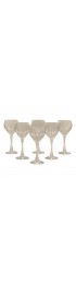 Home Tableware & Barware | 1980s Vintage Mikasa Crystal Infinity Wine Glasses - Set of 6 - WO42192