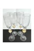 Home Tableware & Barware | 1990s Union Street Glass Manhattan Gold Champaign Flutes -Set of 4 - MT06990