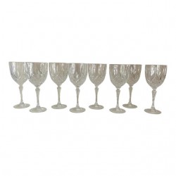 Home Tableware & Barware | 2000s Classic Marquis by Waterford Markham Crystal Wine Glasses - Set of 8 - PX01187