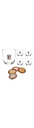 Home Tableware & Barware | ANNA New York Elevo Glassware Bundle, Crystal & Agate - 9 Pieces - FG94920
