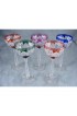 Home Tableware & Barware | Antique Val St Lambert Cased Cut to Clear Crystal Wine Glasses - Set of 5 - FJ80932