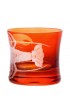 Home Tableware & Barware | ARTEL Lobster Rocks Glass in Burnt Orange - Set of 6 - LP22514