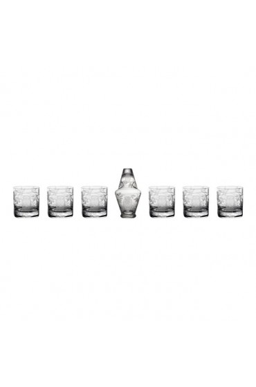 Home Tableware & Barware | ARTEL Night Owl Bedside Decanter and Double Old Fashioned Glasses in Clear - Set of 7 - DW00720
