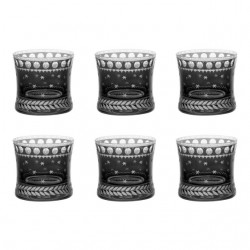 Home Tableware & Barware | ARTEL Staro Rocks Glass in Smoke - Set of 6 - SD25427