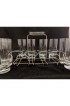 Home Tableware & Barware | Chrome Glass Caddy With 8 Glasses Retro Mid-Century Modern - XL04060