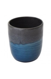 Home Tableware & Barware | Contemporary Handmade Charcoal and French Blue Tea Cup by FisheyeCeramics - DU34101