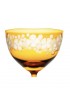 Home Tableware & Barware | Cristobelle Champagne Saucer Amber- Set of 4 - SQ17894