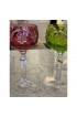 Home Tableware & Barware | Early 20th Century Bohemian Cut - to - Clear Multi - Colored Crystal Stemmed Glasses, Set of 5 - PY88215