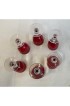 Home Tableware & Barware | English Sherry/Cordial Glasses in Berry Red, Set of 6 - NW27297