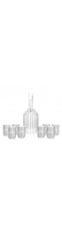 Home Tableware & Barware | fferrone Handcrafted Margot Decanter and Dearborn Mini Glasses Set - 9 Pieces - WE32590